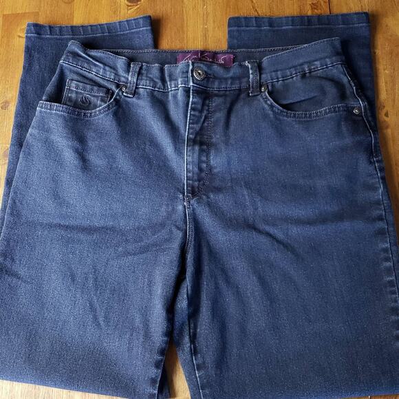 GLORIA VANDERBILT Amanda Blue Jeans Size 12 - Picture 7 of 7